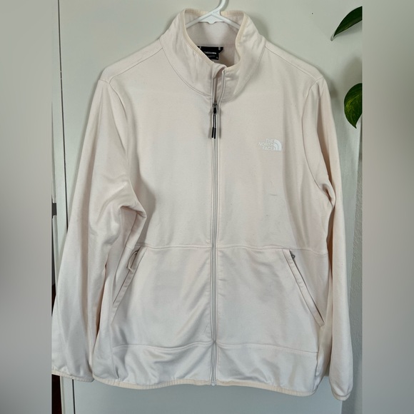 The North Face Women's Full-Zip Fleece Jacket - Off-White - Picture 6 of 6
